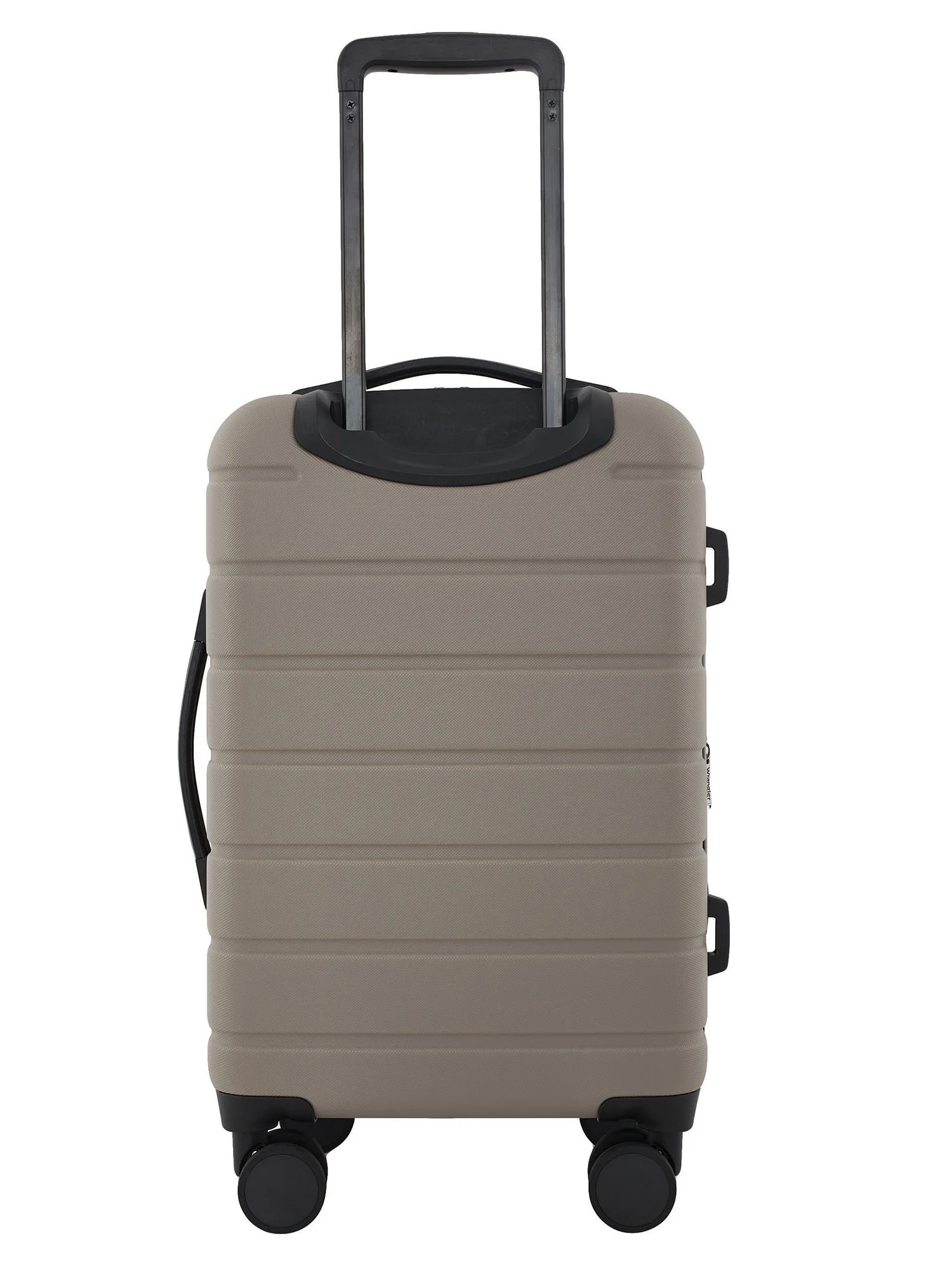 Wrangler 4-Piece 8-Wheel Expandable Hard Side Trunk-Style Luggage Set - Black