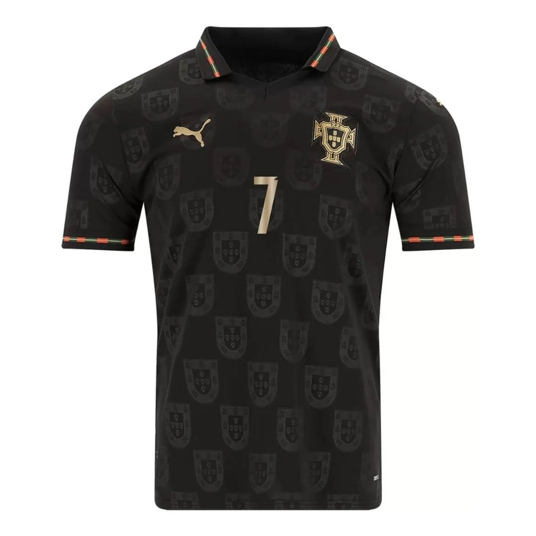 RONALDO #7 Portugal Special Edition Pantera Negra Jersey 2026 World Cup