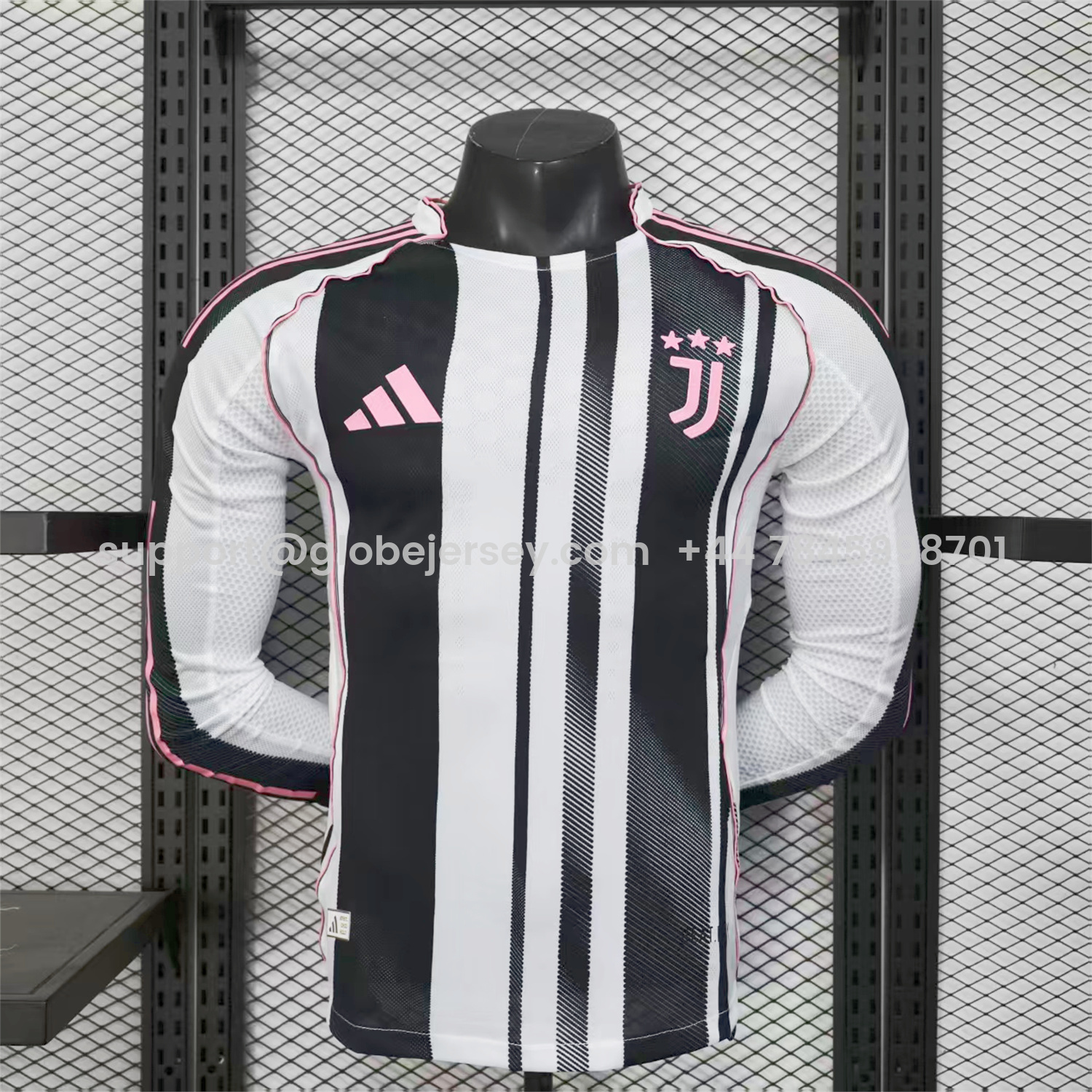 Juventus 25-26 Home Unsponsored Long Sleeves Jersey - Player Version