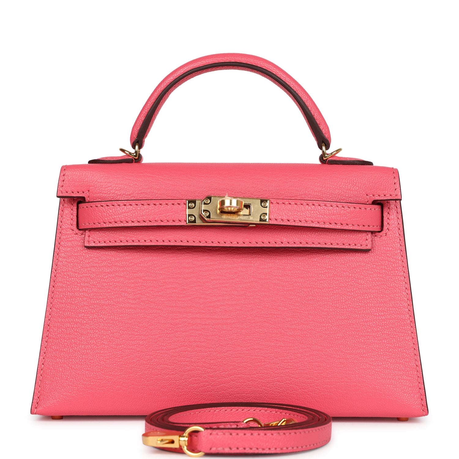 Kelly Sellier 20 Rose Azalee Chevre Mysore Gold Hardware