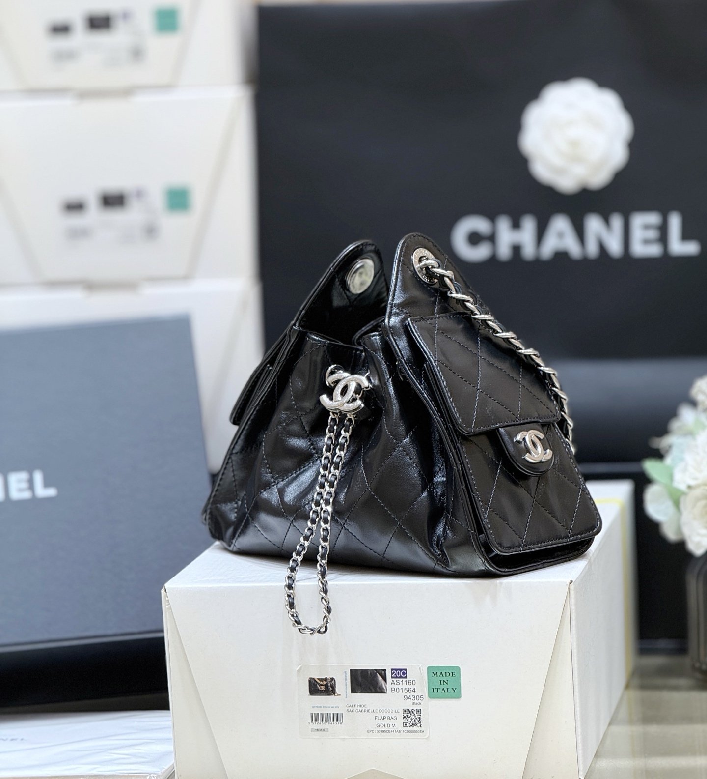 [15A] Chanel 25 Hobo Bag