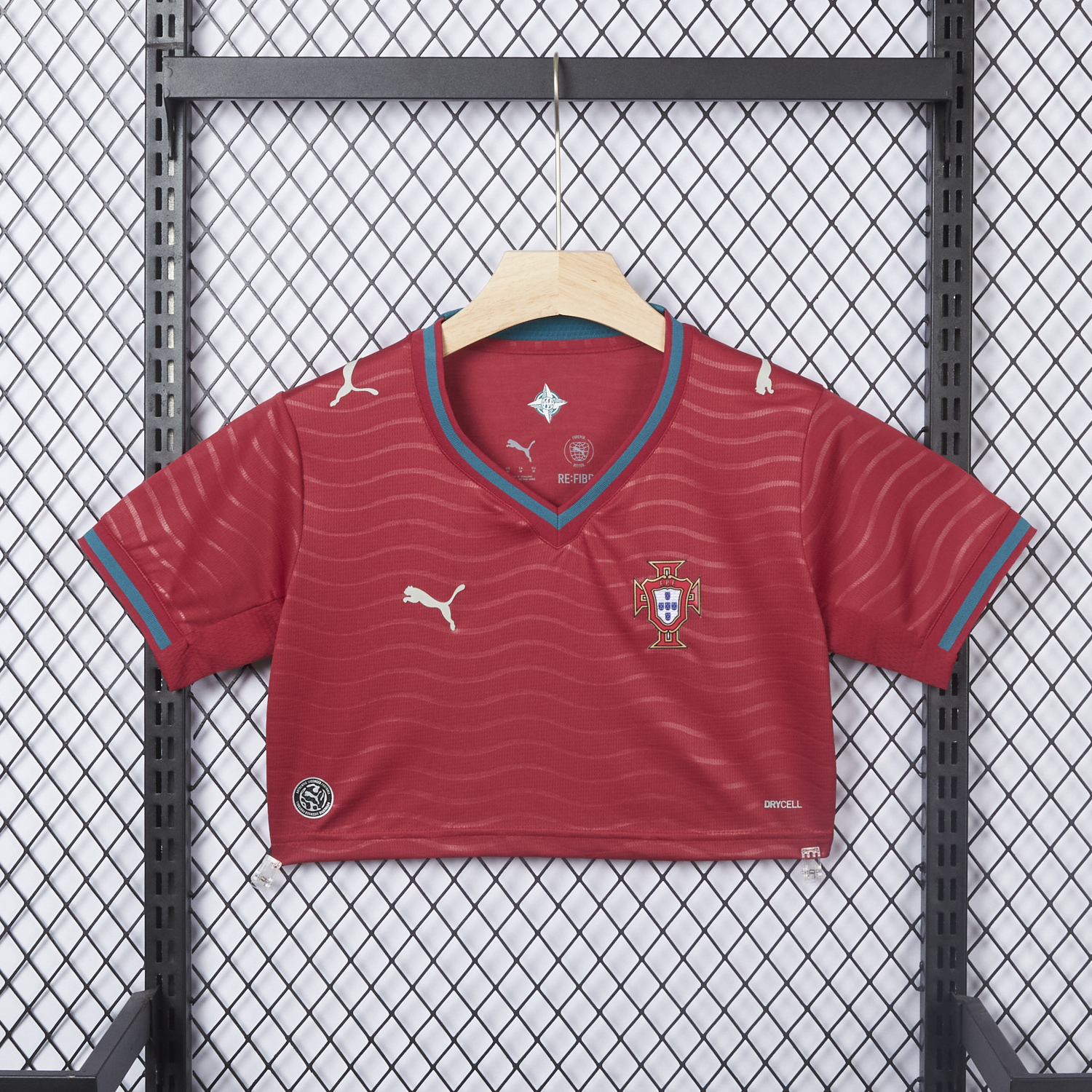 Women's Portugal 2026 Home Cropped Jersey