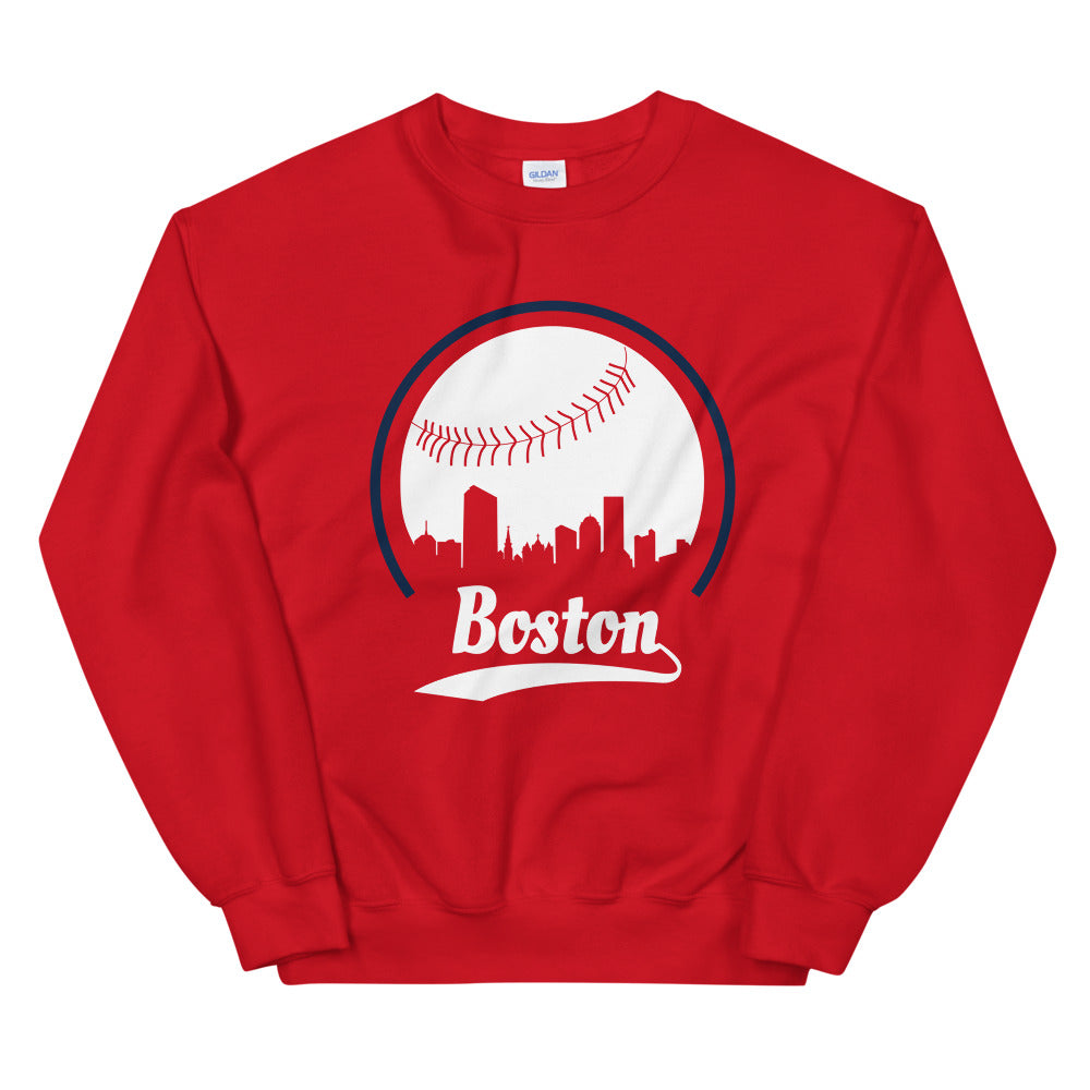 Unisex Boston Red Sox Baseball Crewneck Sweatshirt