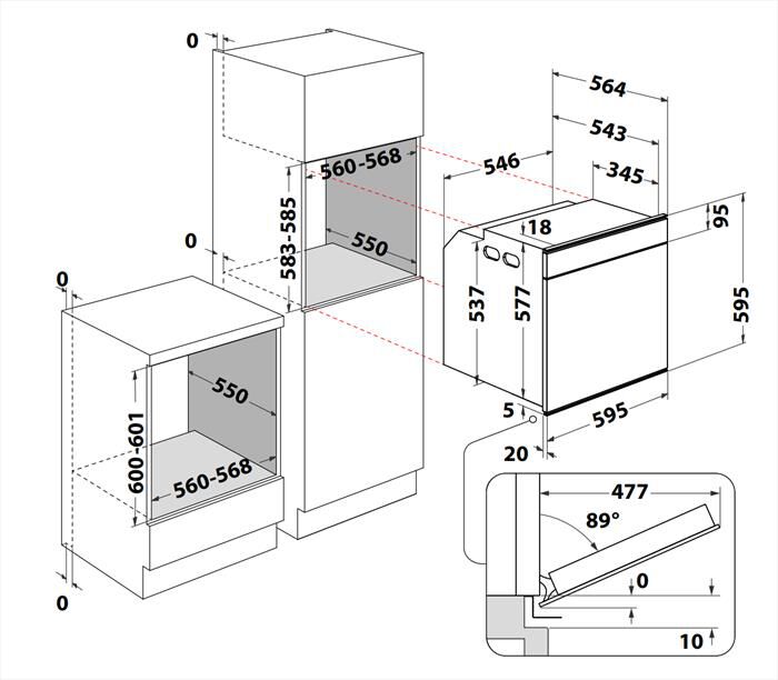 WHIRLPOOL - Forno incasso elettrico ABSOLUTE STEAM AKZMS 8680