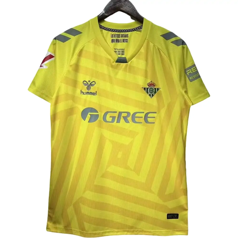 2025-26 Betis Goalkeeper Yellow Jersey - Fan Edition
