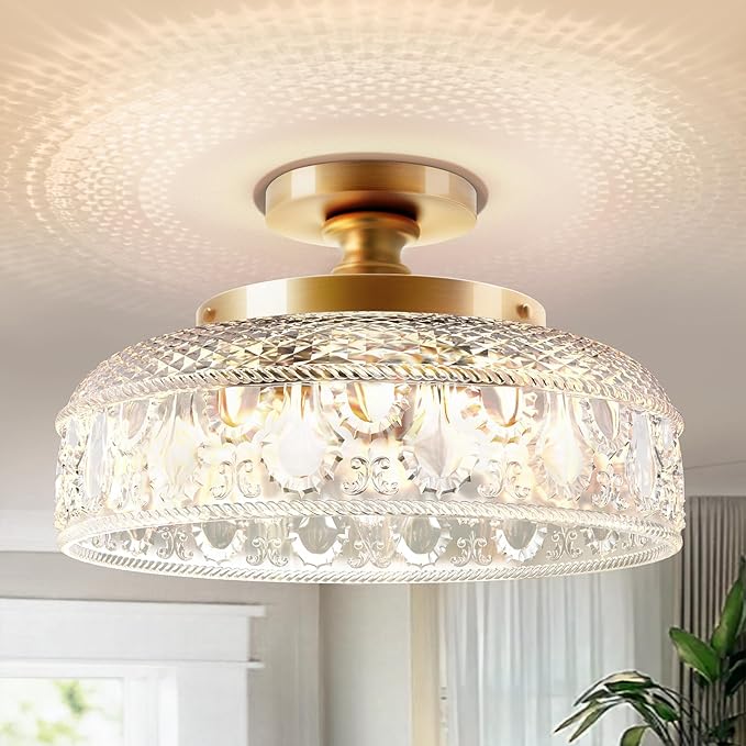 MELLOWWLITE Semi Flush Mount Ceiling Light