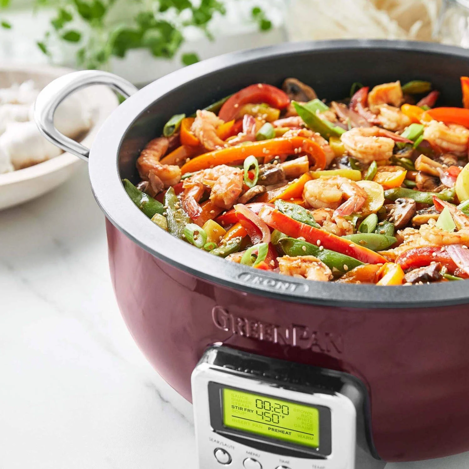 GreenPan Elite 6-Quart Essential Smart Skillet | Black