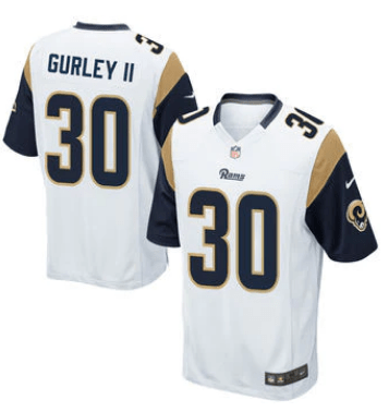 Todd Gurley white Elite Mens jersey