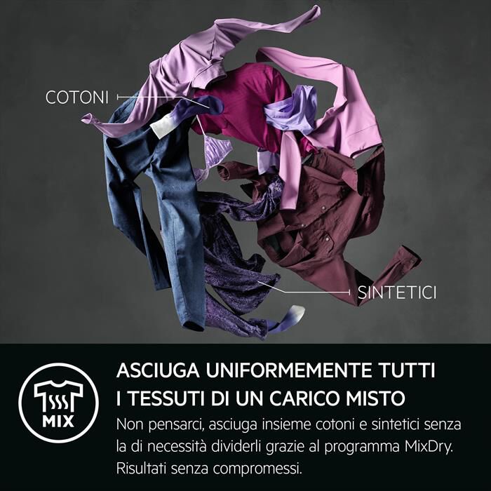 AEG - Asciugatrice TR7HG8C 8Kg Classe C-Bianco