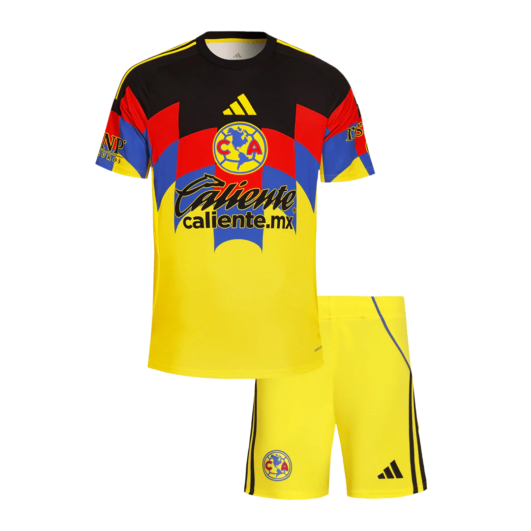 Kid's Club America Home Kit - Jersey+Shorts 2025-26