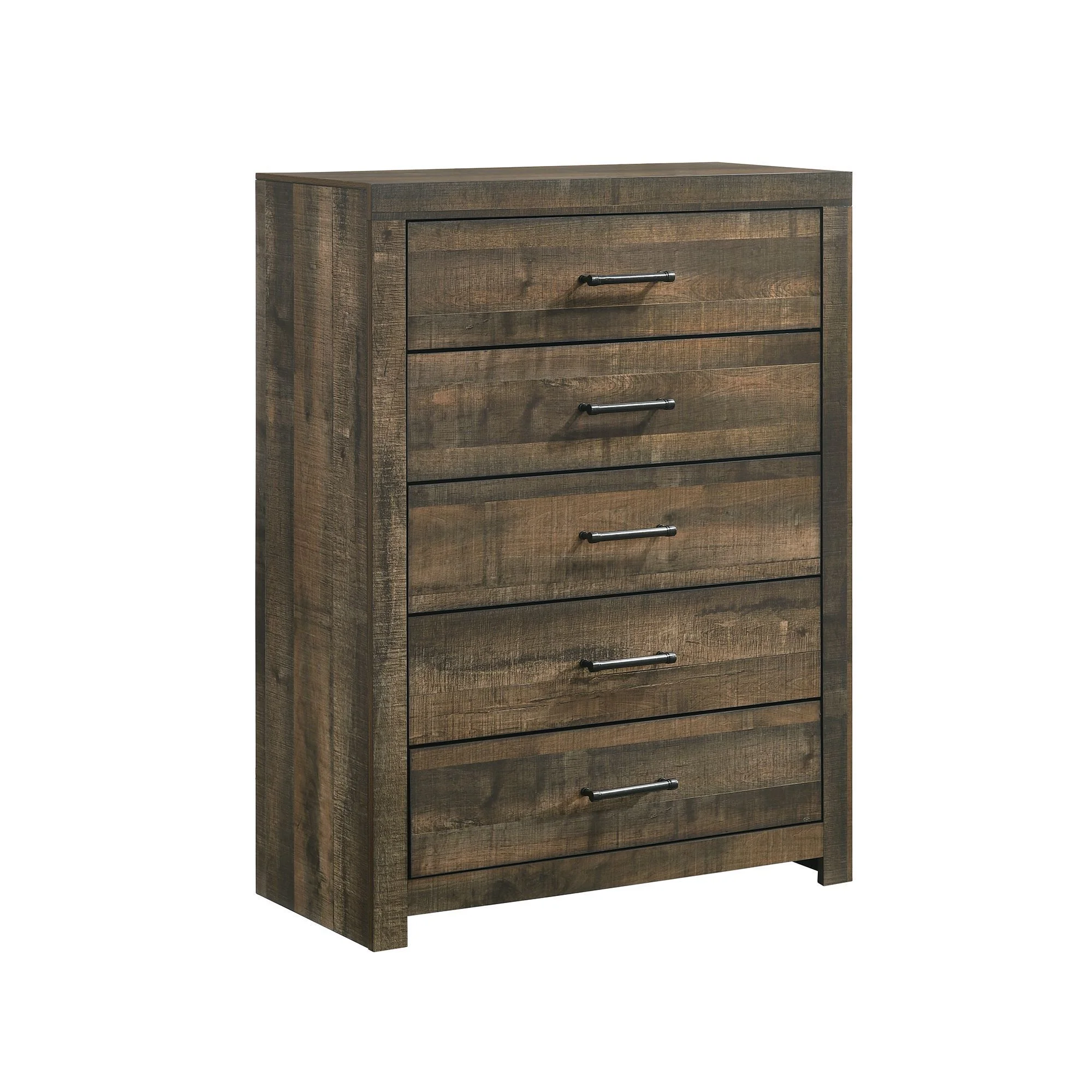 Beckett Queen Bookcase Panel 6PC Bedroom Set with Bluetooth