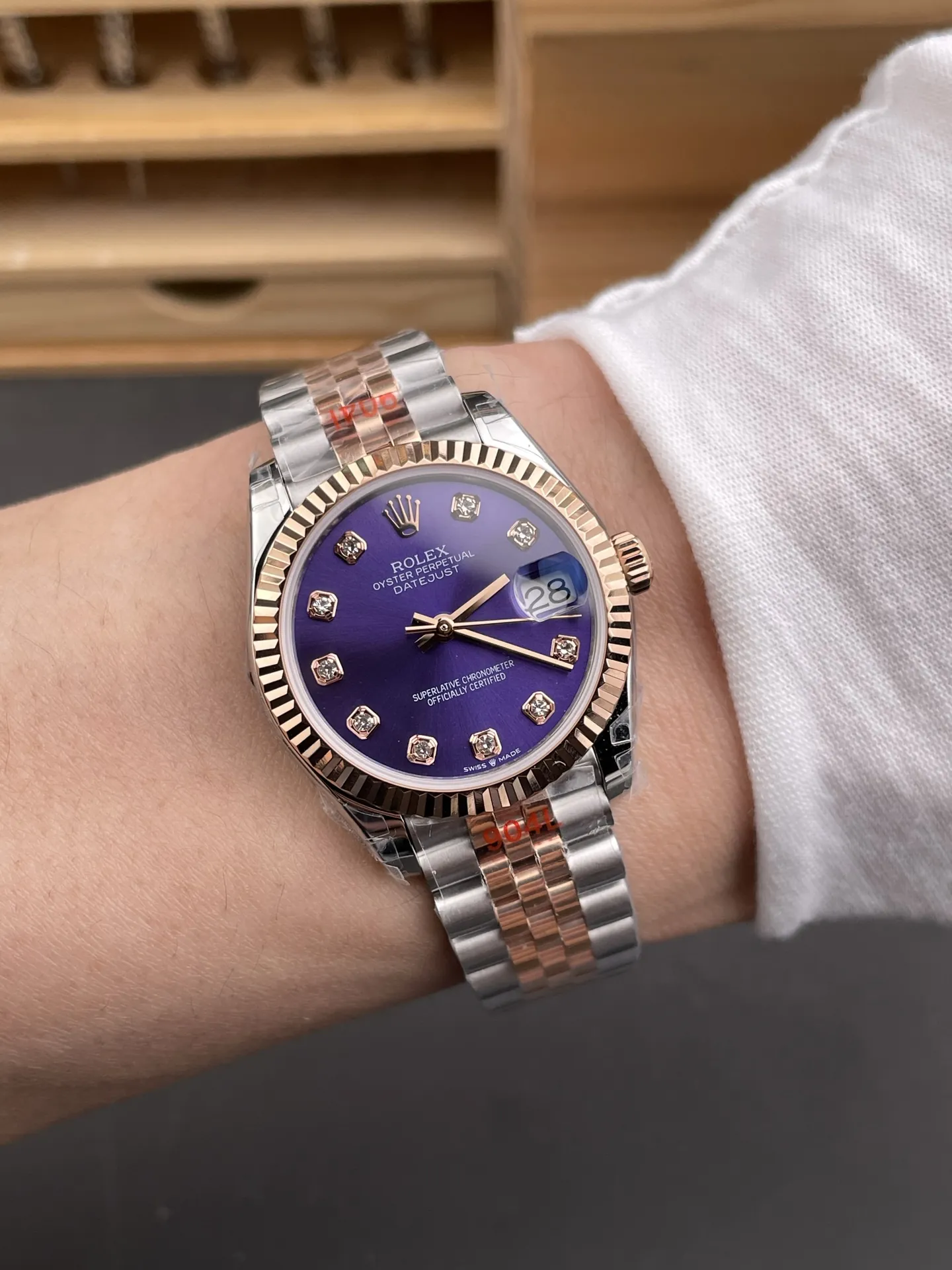 Rolex Datejust Rose Gold Ladies 31mm
