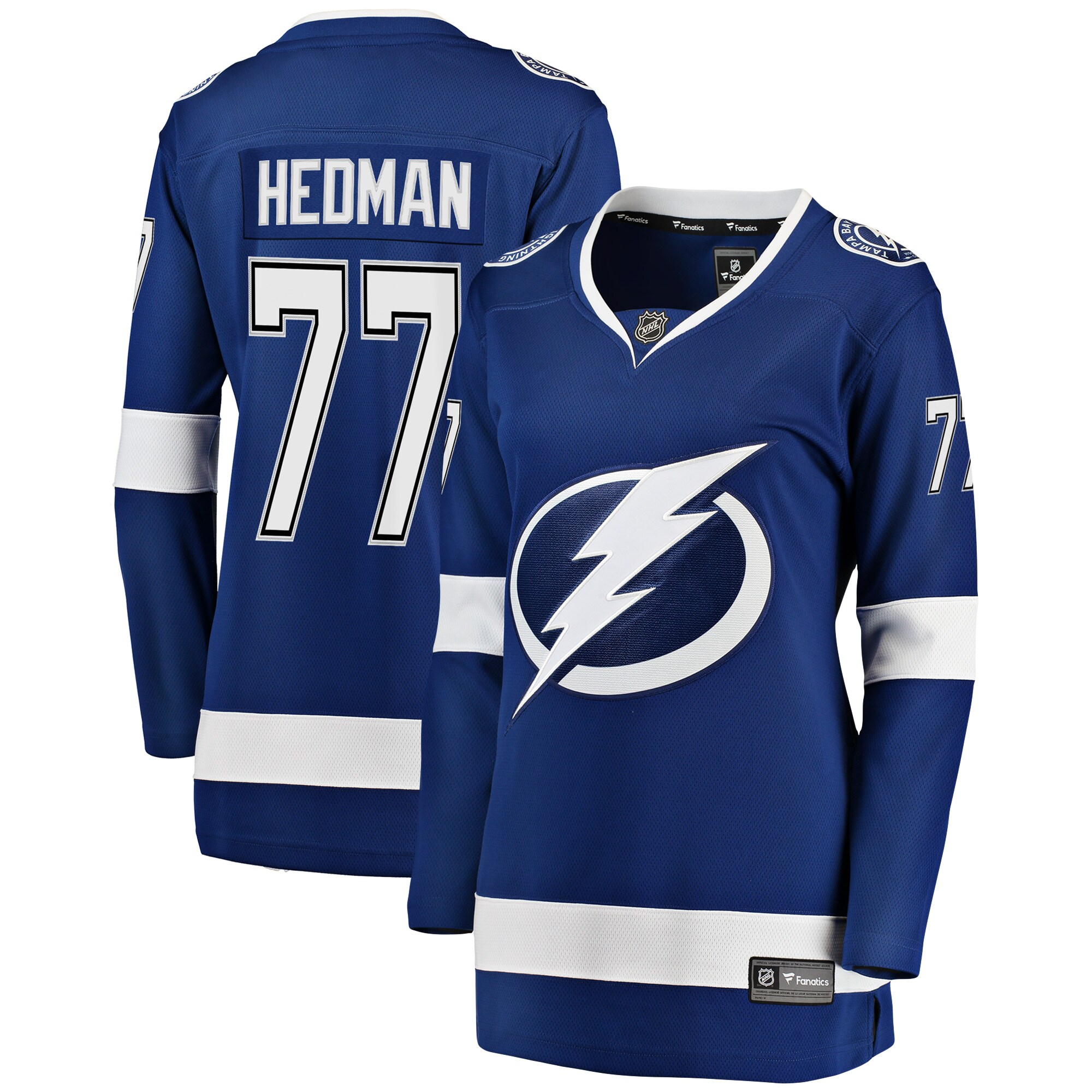 Victor Hedman Tampa Bay Lightning Fanatics Women’s Breakaway   Jersey – Blue
