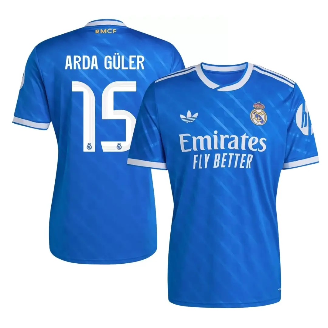 ARDA GÜLER #15 Real Madrid Third Away Jersey 2025/26