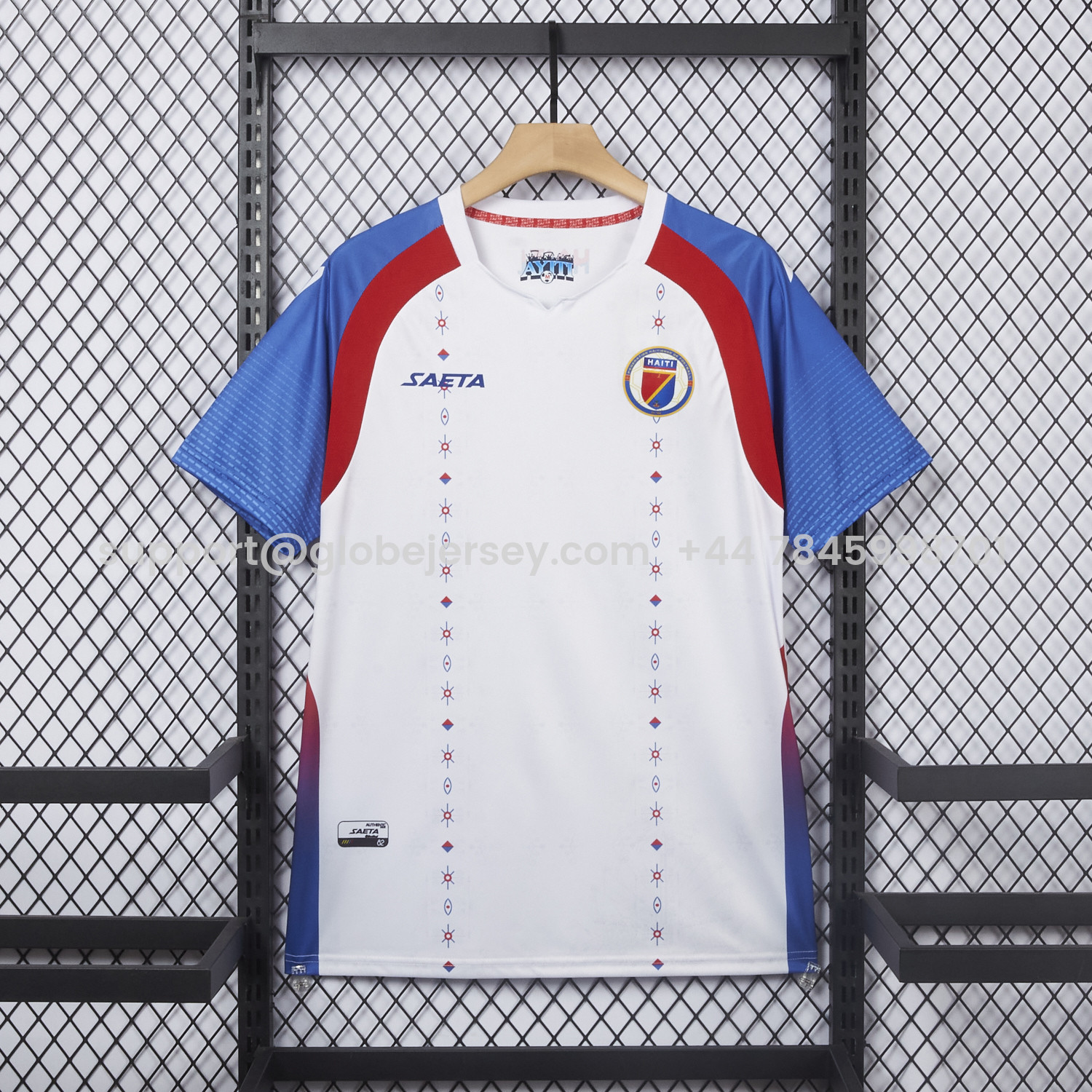 Haiti 25-26 Away White Jersey - Fans Version