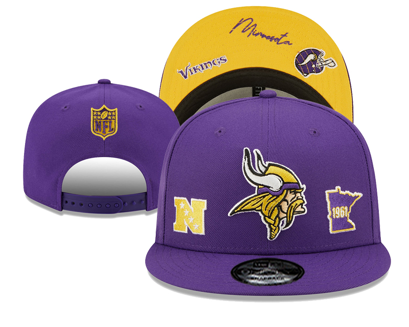 Minnesota Vikings Adjustable purple cap-1961