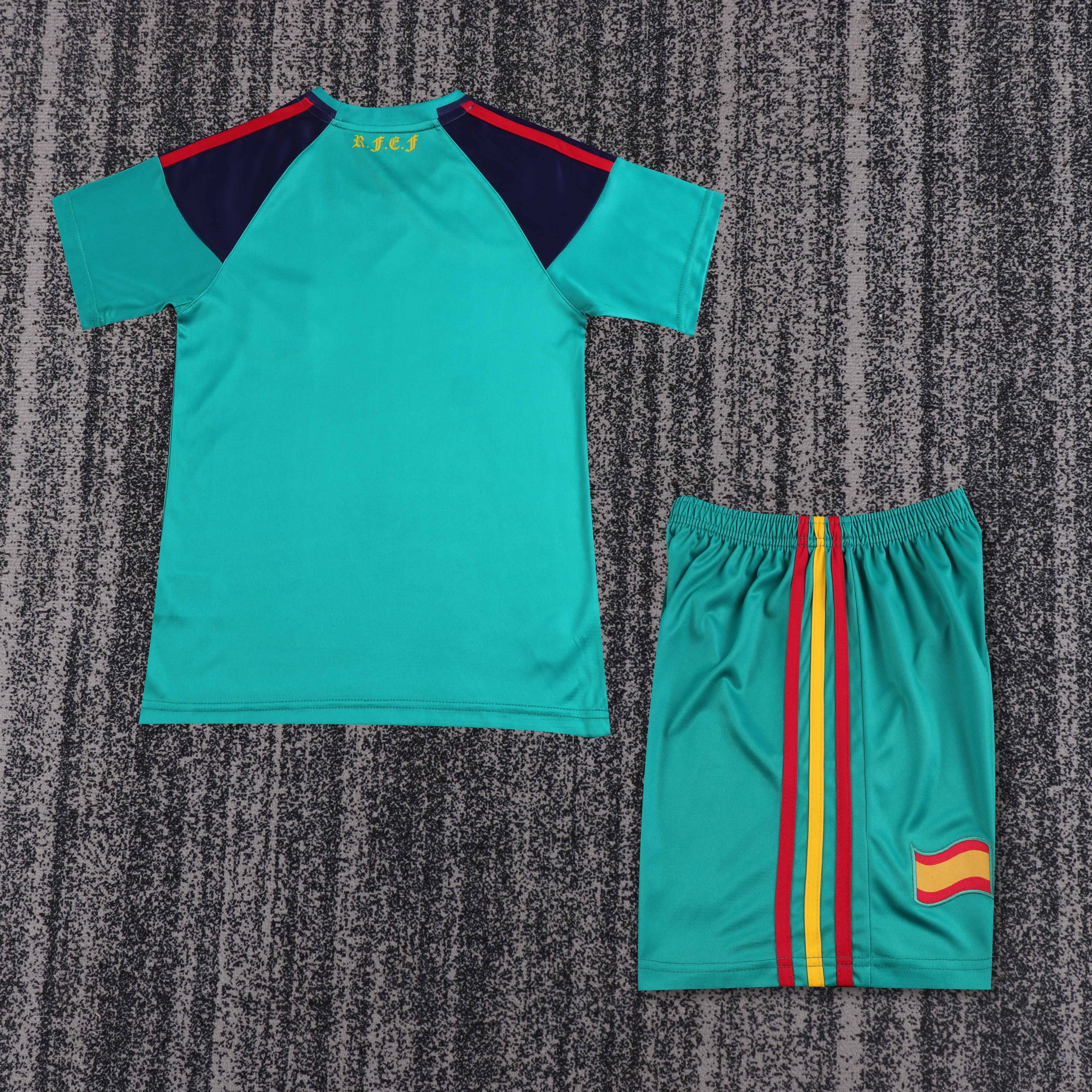 2010 Spanish Goalkeeper Retro Children's Jersey - Fans Edition