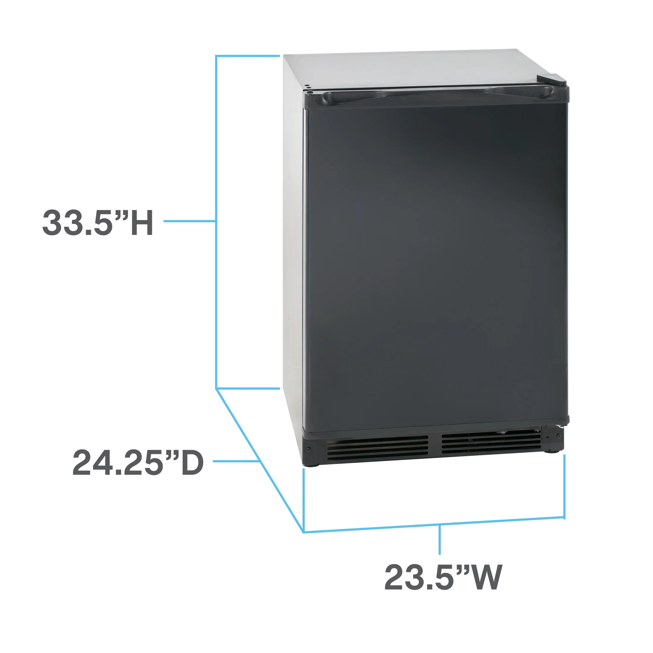Avanti 5.2 cu. ft. Compact??Refrigerator, Mini-Fridge, in Black (RM52T1BB)