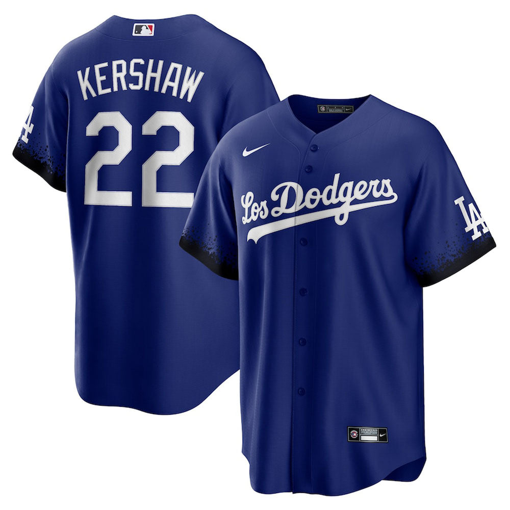 Men's Los Angeles Dodgers Clayton Kershaw City Connect Replica Jersey - Royal