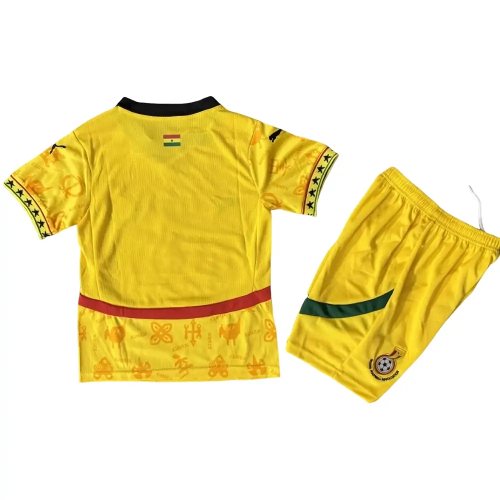 2025-26 Ghana Away Jersey Children's Set - Fans Edition