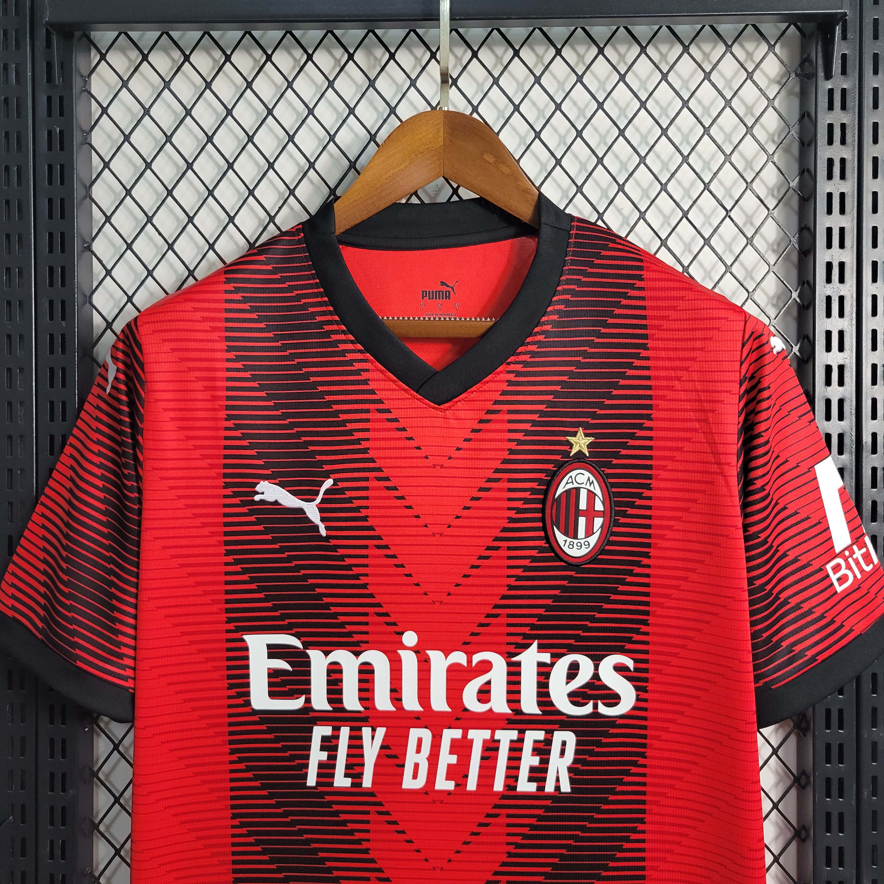 2023/24 AC Milan Home Soccer Jersey 1:1 Thai Quality - Fans Edition