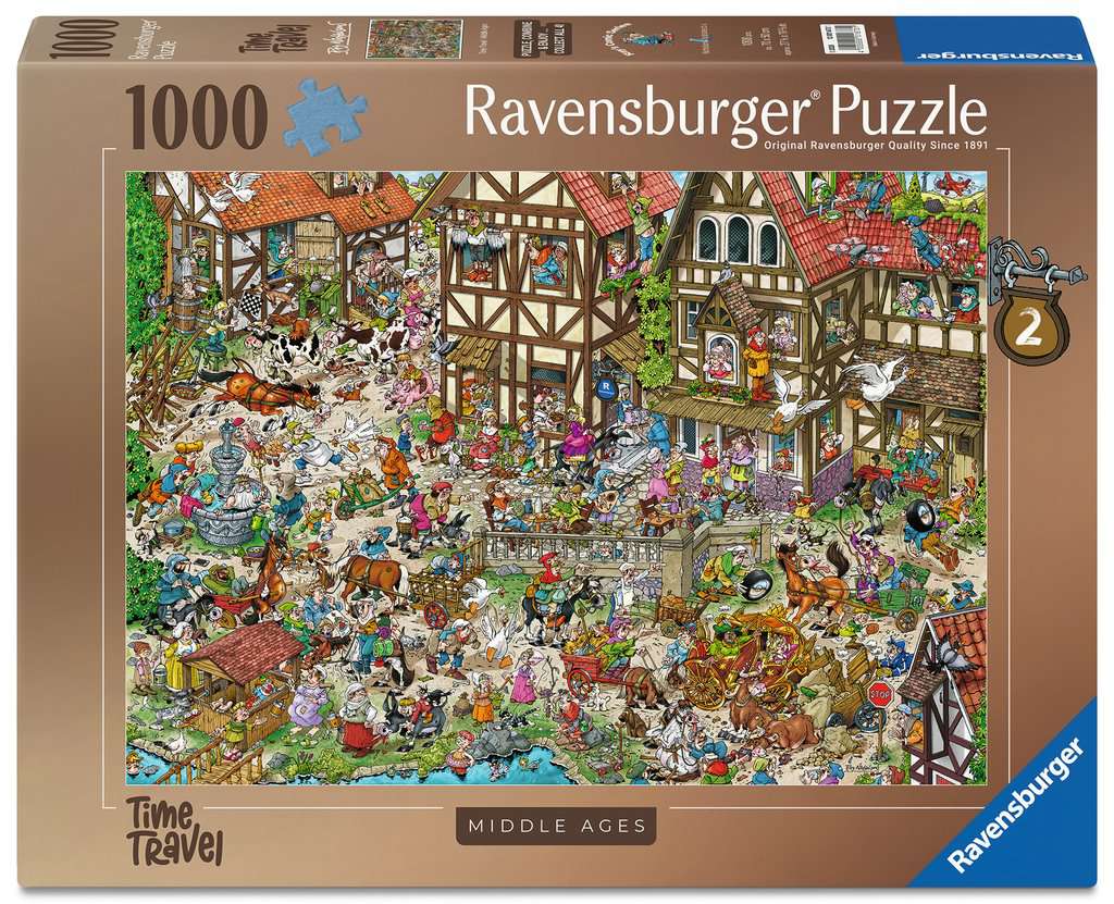 Ray's Comic Series - Time Travel No. 2 by Ray Nicholson - 1000 Piece Jigsaw Puzzle (Ravensburger)