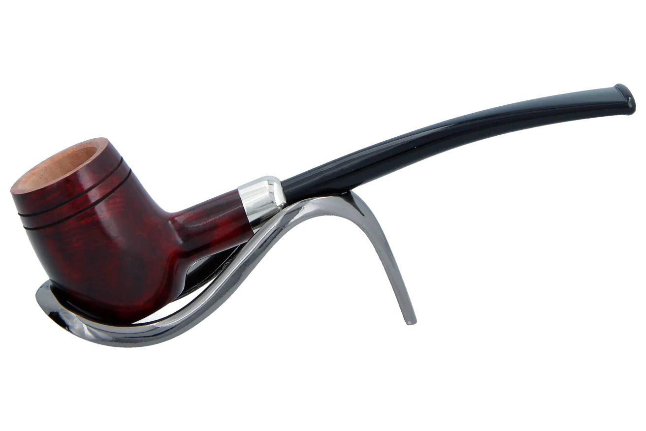 Rattrays Slainte Briar Smoking Pipe - Burgundy
