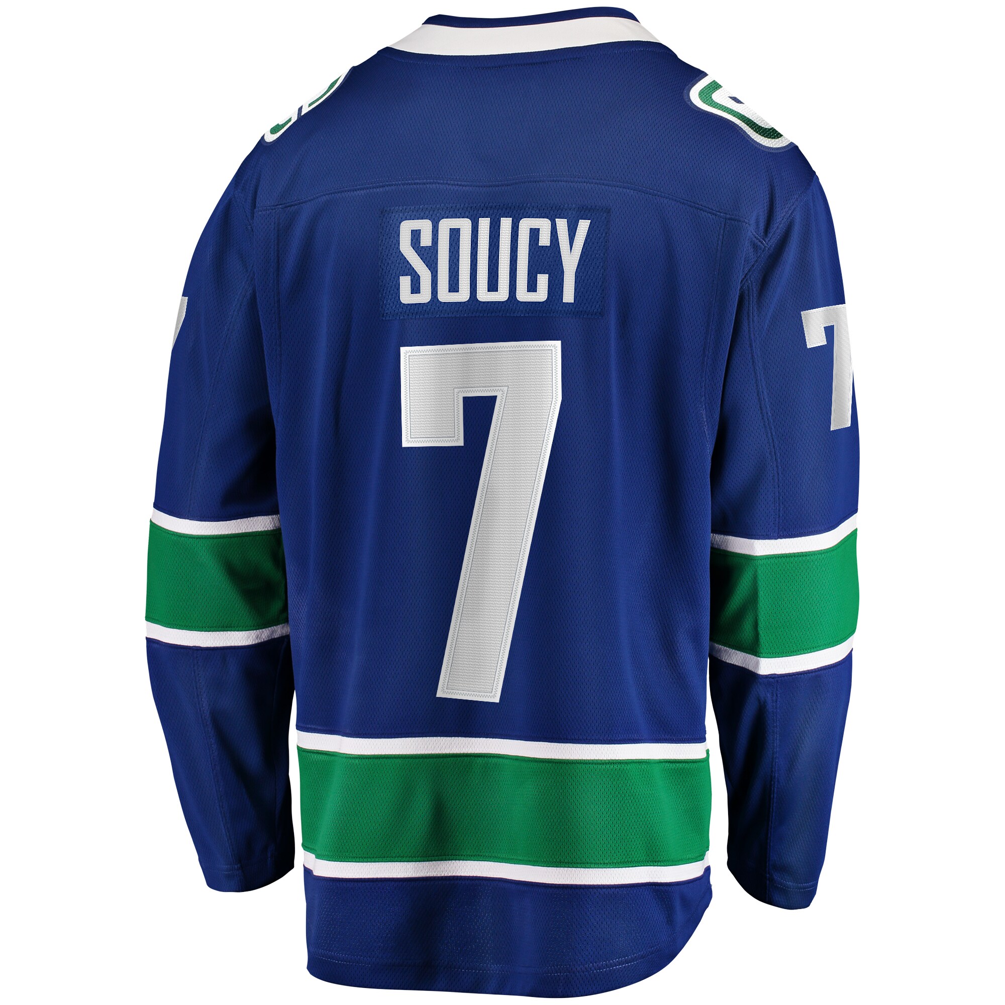 Carson Soucy Vancouver Canucks Fanatics Home Premier Breakaway   Jersey – Blue
