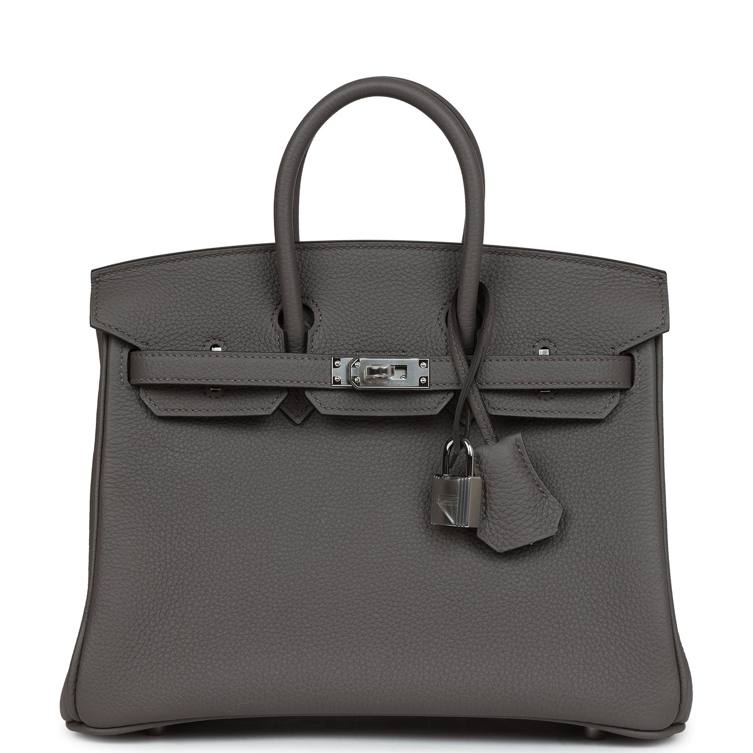 Birkin 25 Etain Togo Palladium Hardware