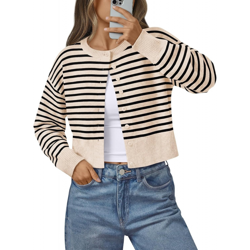 Women's Lightweight Cardigan Cropped Knit Fall Cute Sweaters 2026