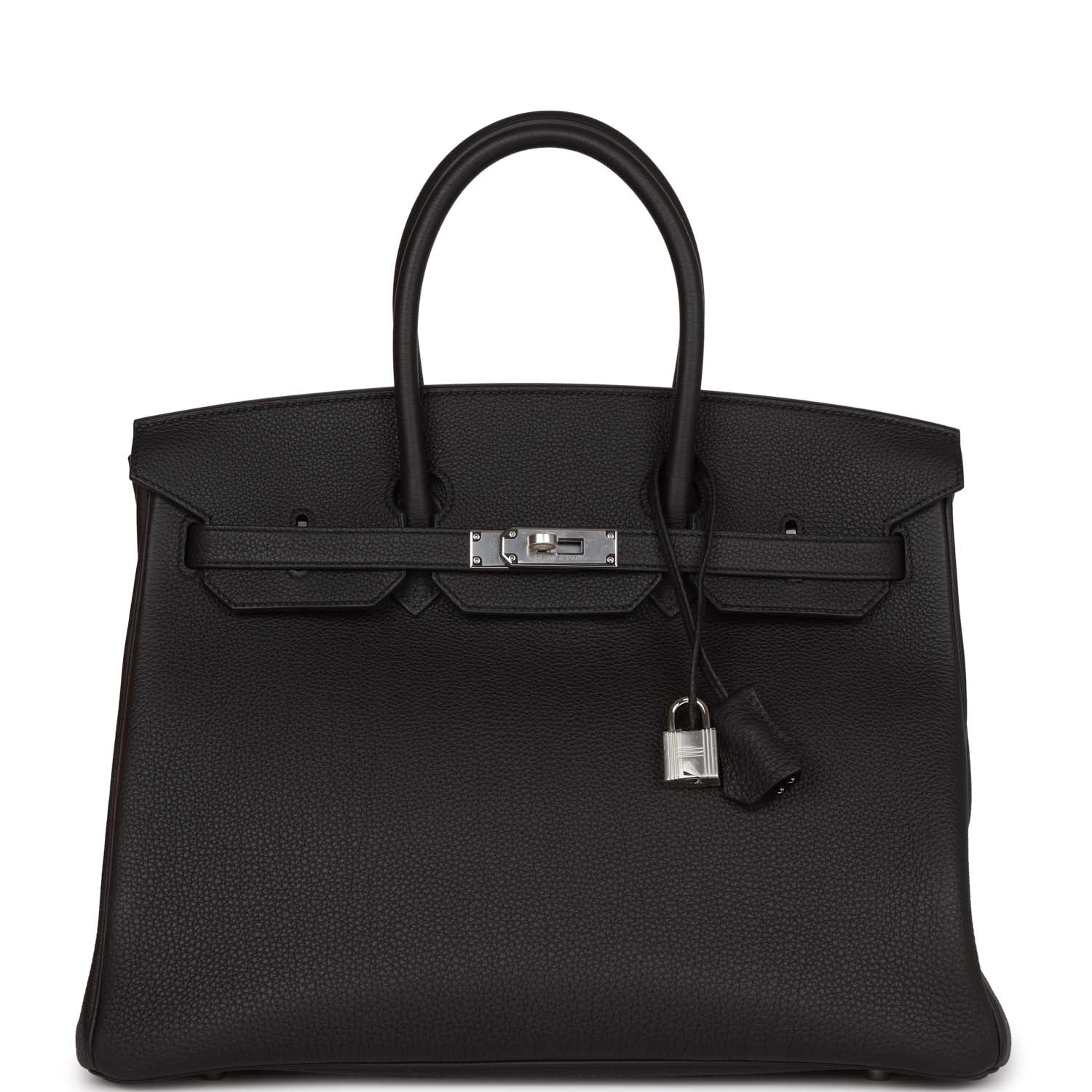 Birkin 35 Black Togo Palladium Hardware
