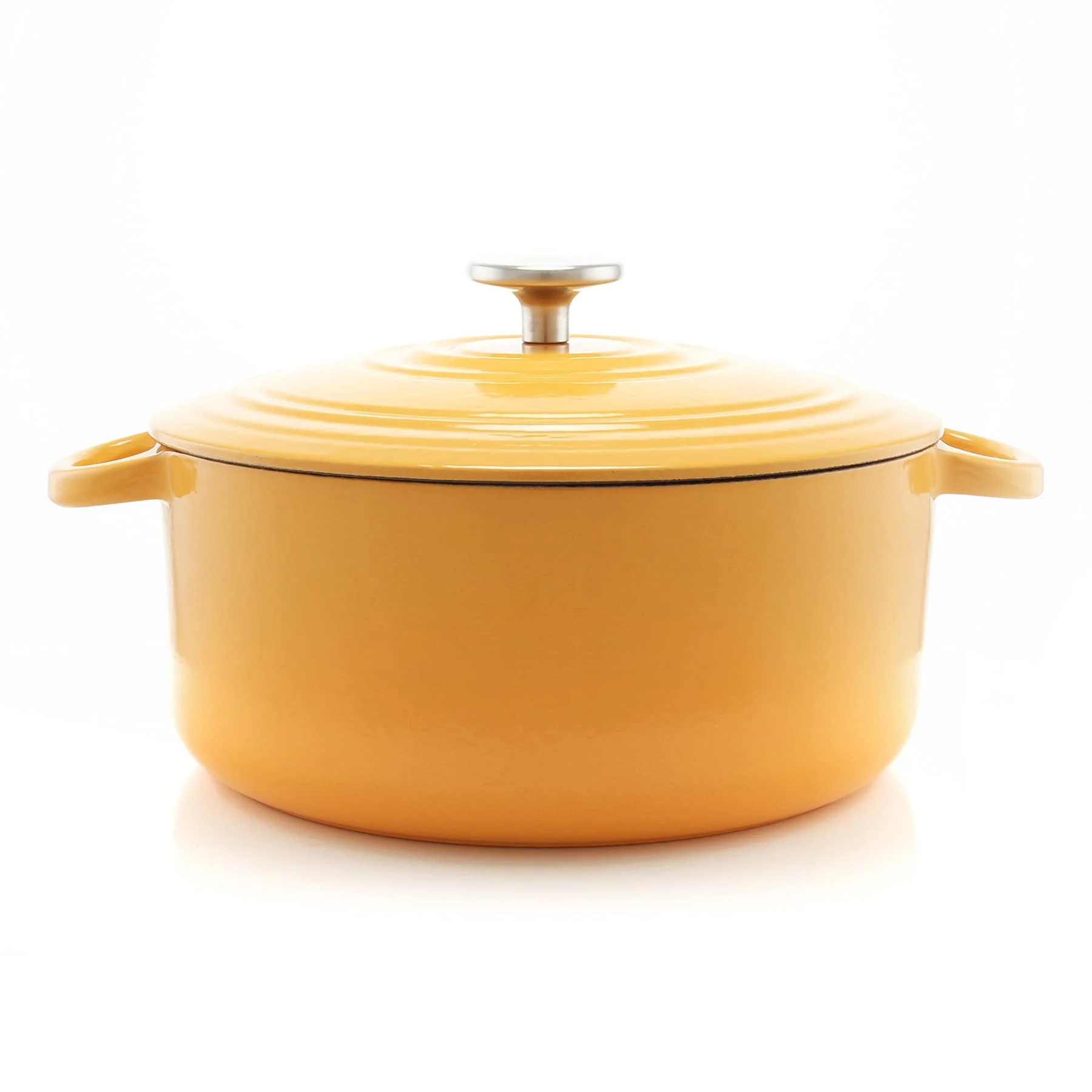 Chantal TC32-260BA Round Cast Iron Enamel Dutch Oven (Sea Blue)