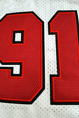 Chicago Bulls Rodman 91 White MN