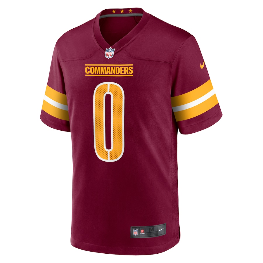 Washington Commanders Mike Sainristil Burgundy Jersey