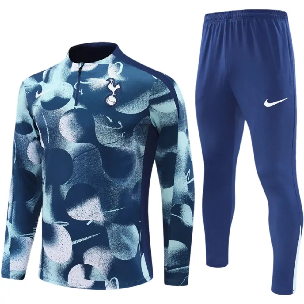 2024-25 New Season Tottenham Royal Blue [Camouflage] Children's Training Suit