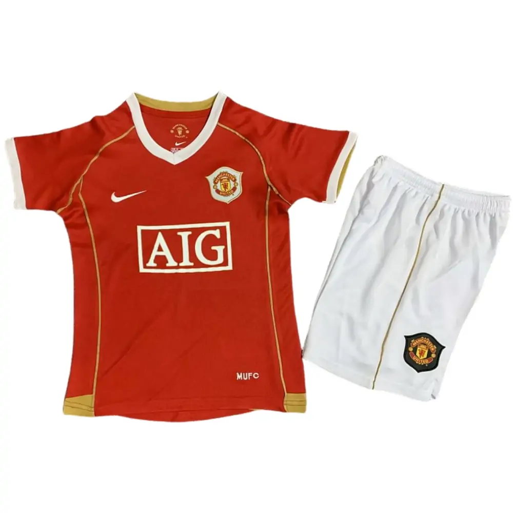 2006/07 Manchester United Home Retro - Kids Kit