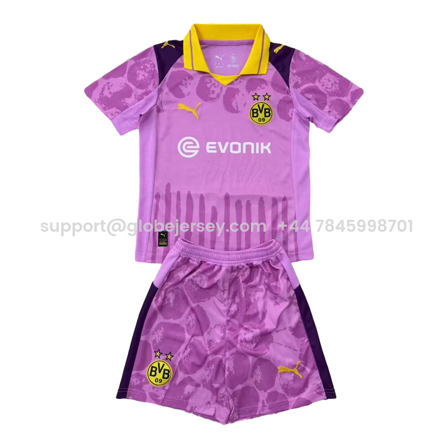 Dortmund 2025 Club World Cup Goalkeeper Purple Men's Adult Jersey Set - Fans Version