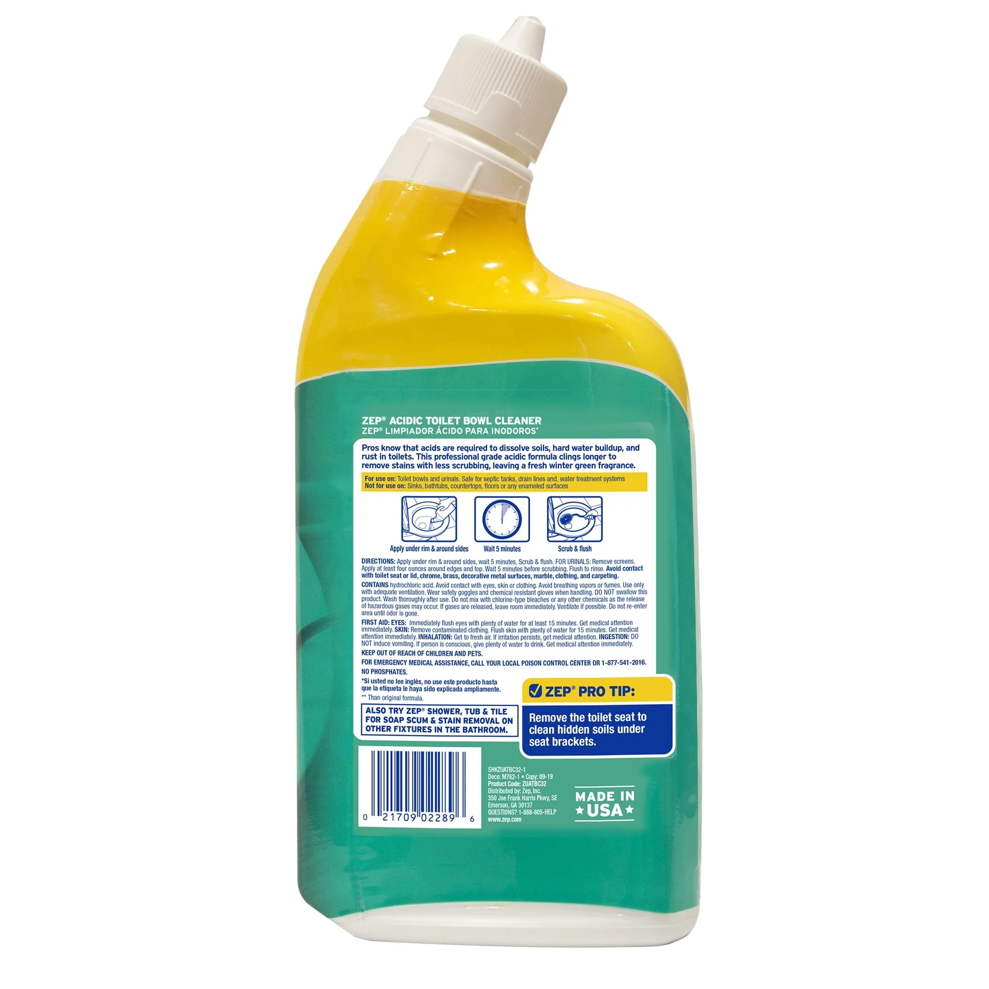 Zep 32 oz. Acidic Toilet Bowl Cleaner