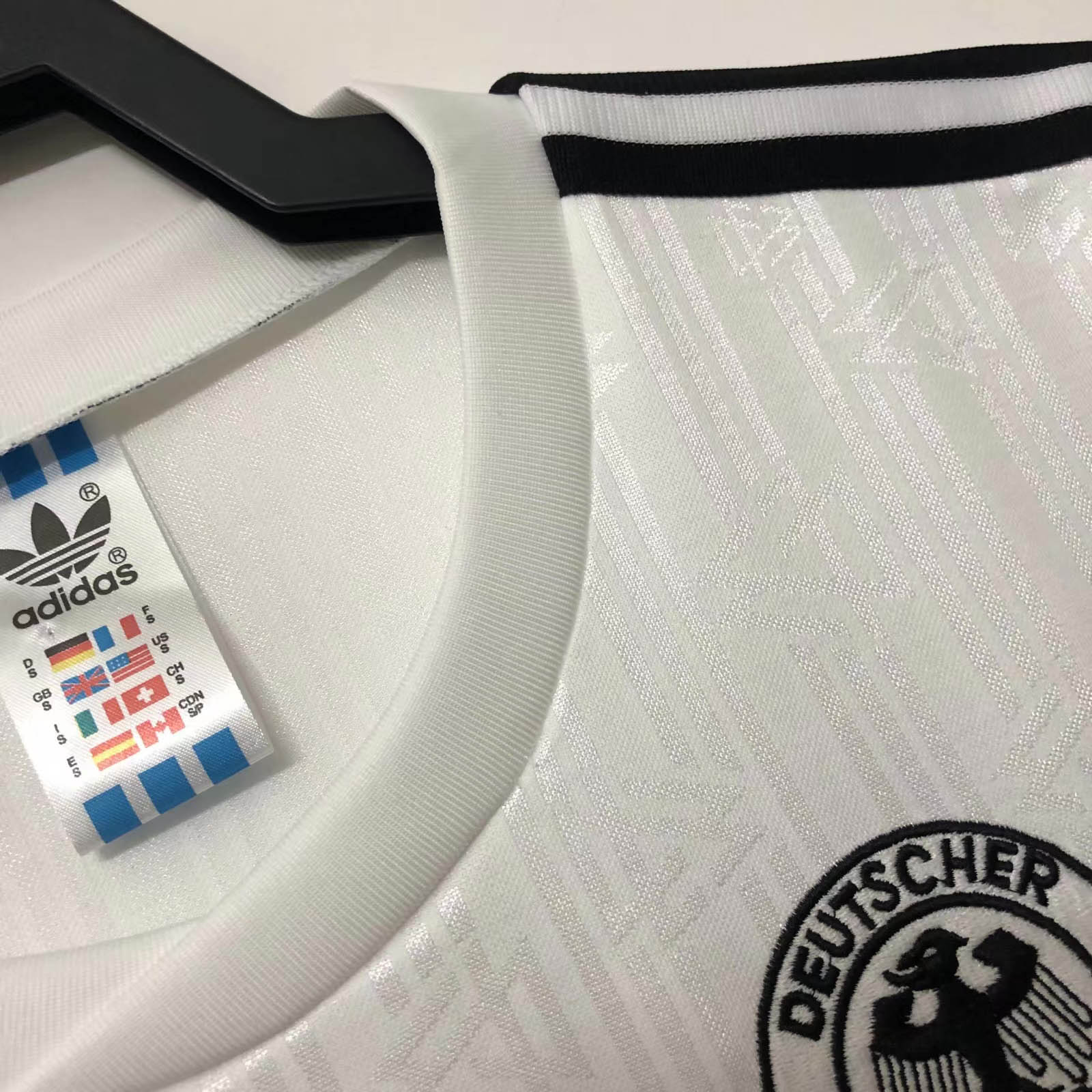 1990 Retro Soccer Jersey Germany Home - Fans Edition