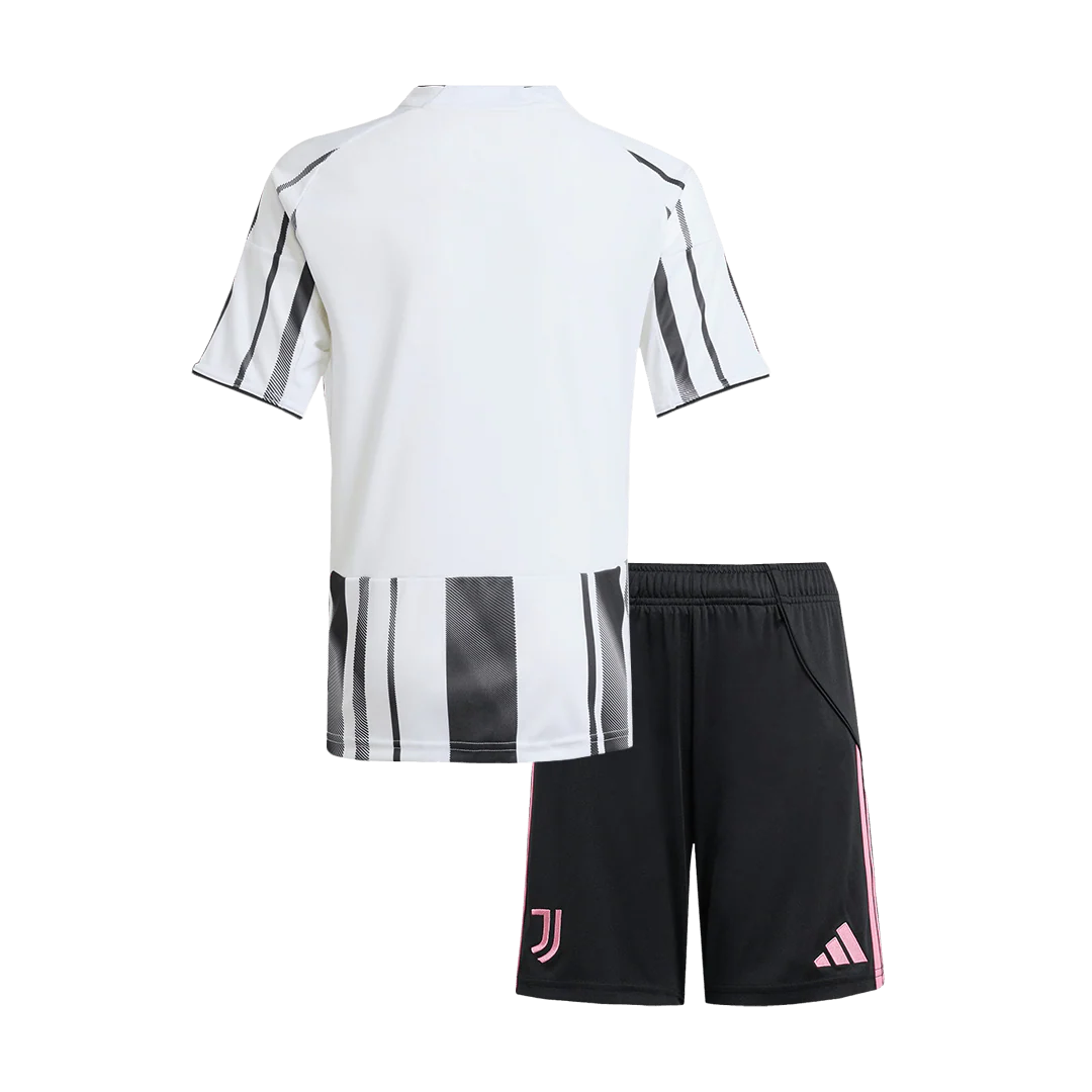 Juventus Kid's Home Kit 2025-26- Jersey+Shorts