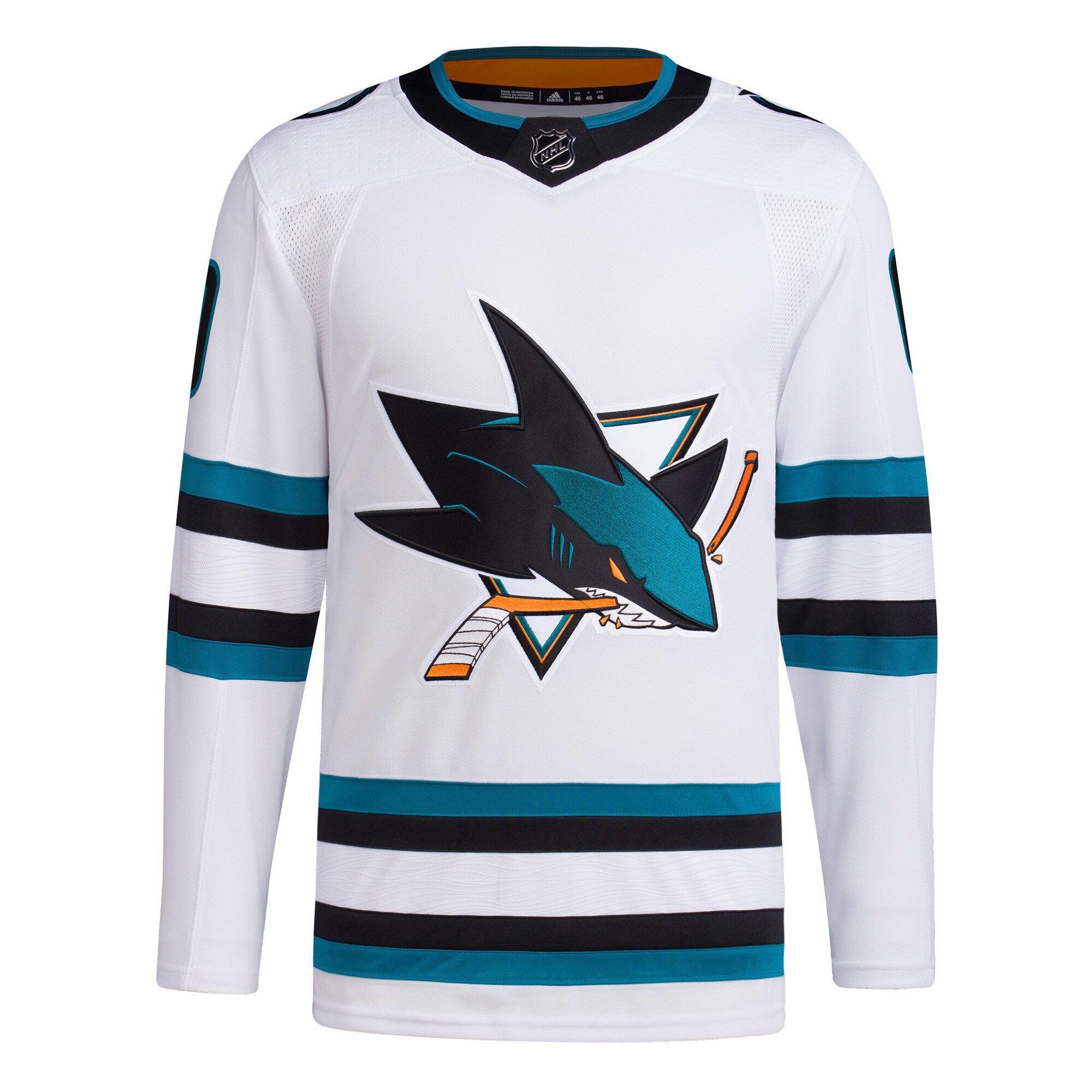 San Jose Sharks   Away  Primegreen  Custom Jersey – White