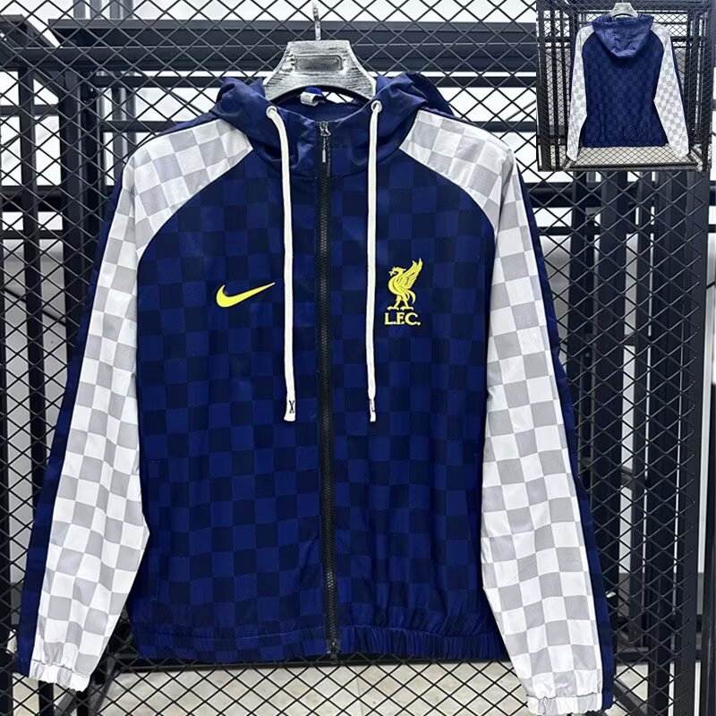 2025/26 Liverpool FC Hooded Waterproof Windbreaker