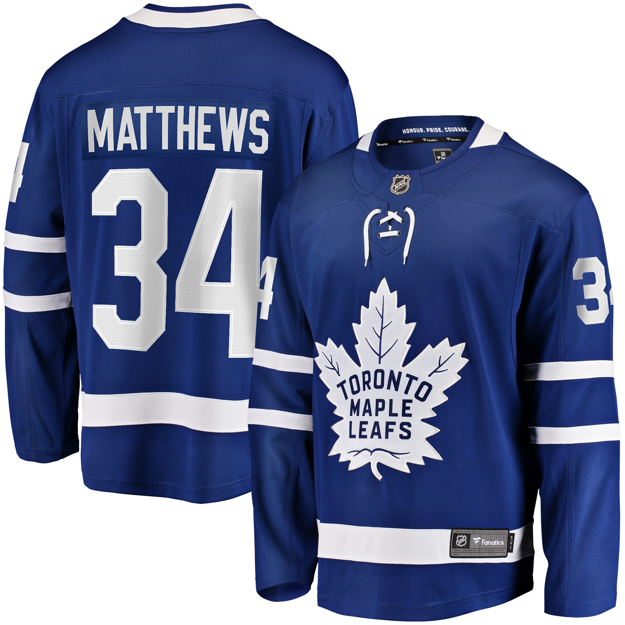 Auston Matthews Toronto Maple Leafs Fanatics Home Breakaway Jersey – Blue