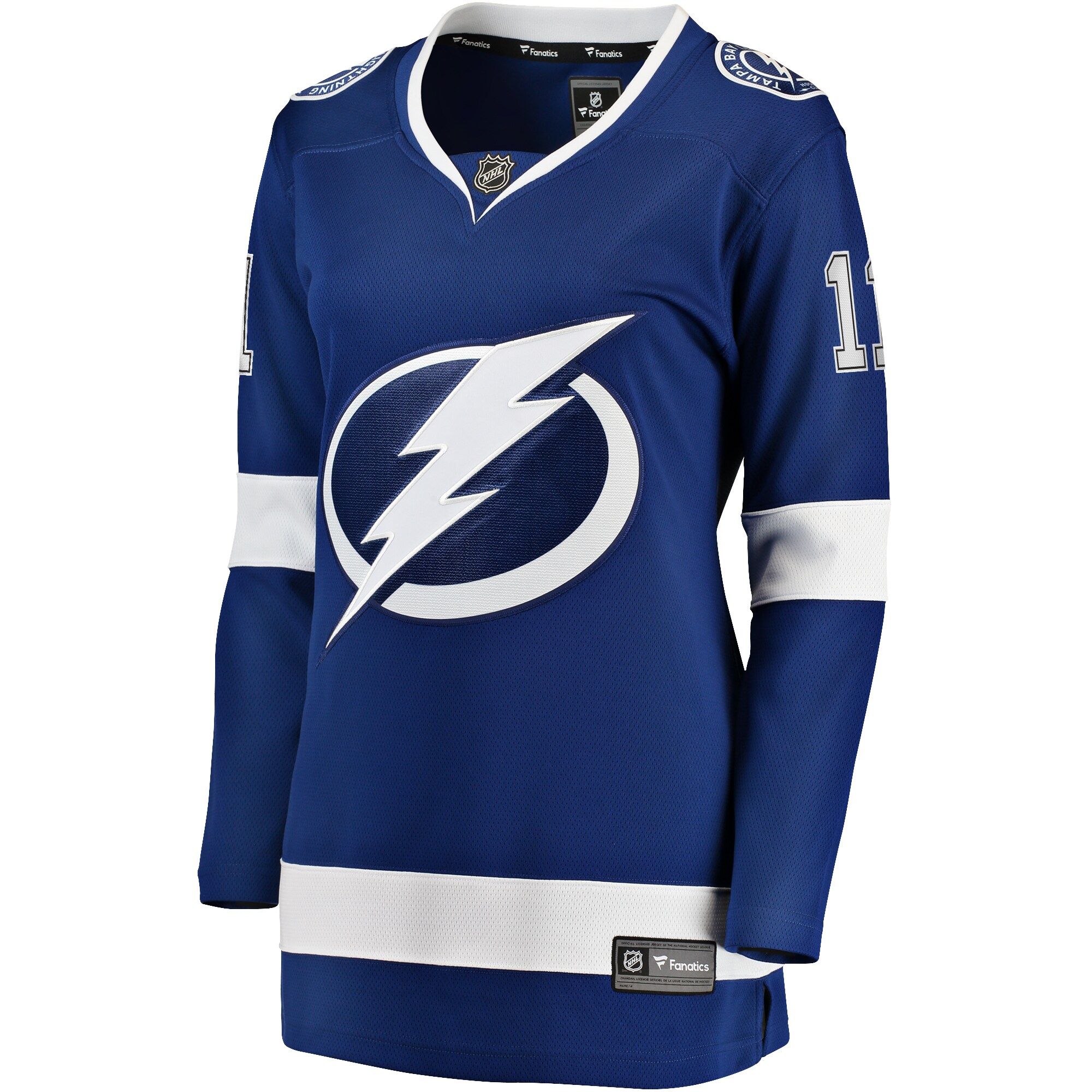 Luke Glendening Tampa Bay Lightning Fanatics Women’s Home Breakaway   Jersey – Blue