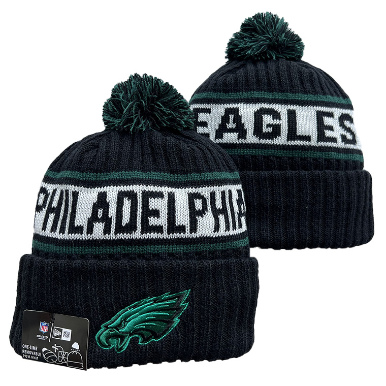 Men's  Philadelphia Eagles Repeat Cuffed Knit Hat with Pom