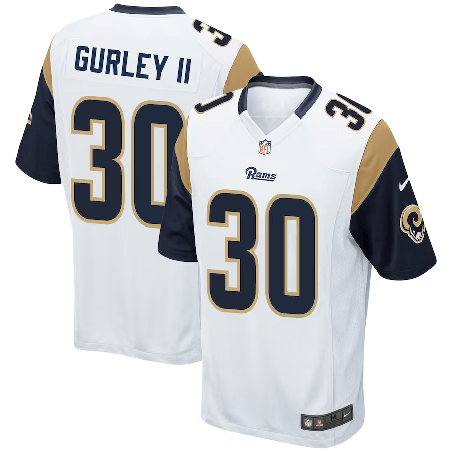 Los Angeles Rams Todd Gurley II Nike White Game Jersey