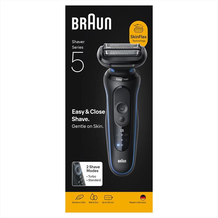 BRAUN - Rasoio SHAVER 52-B1000S-BLU