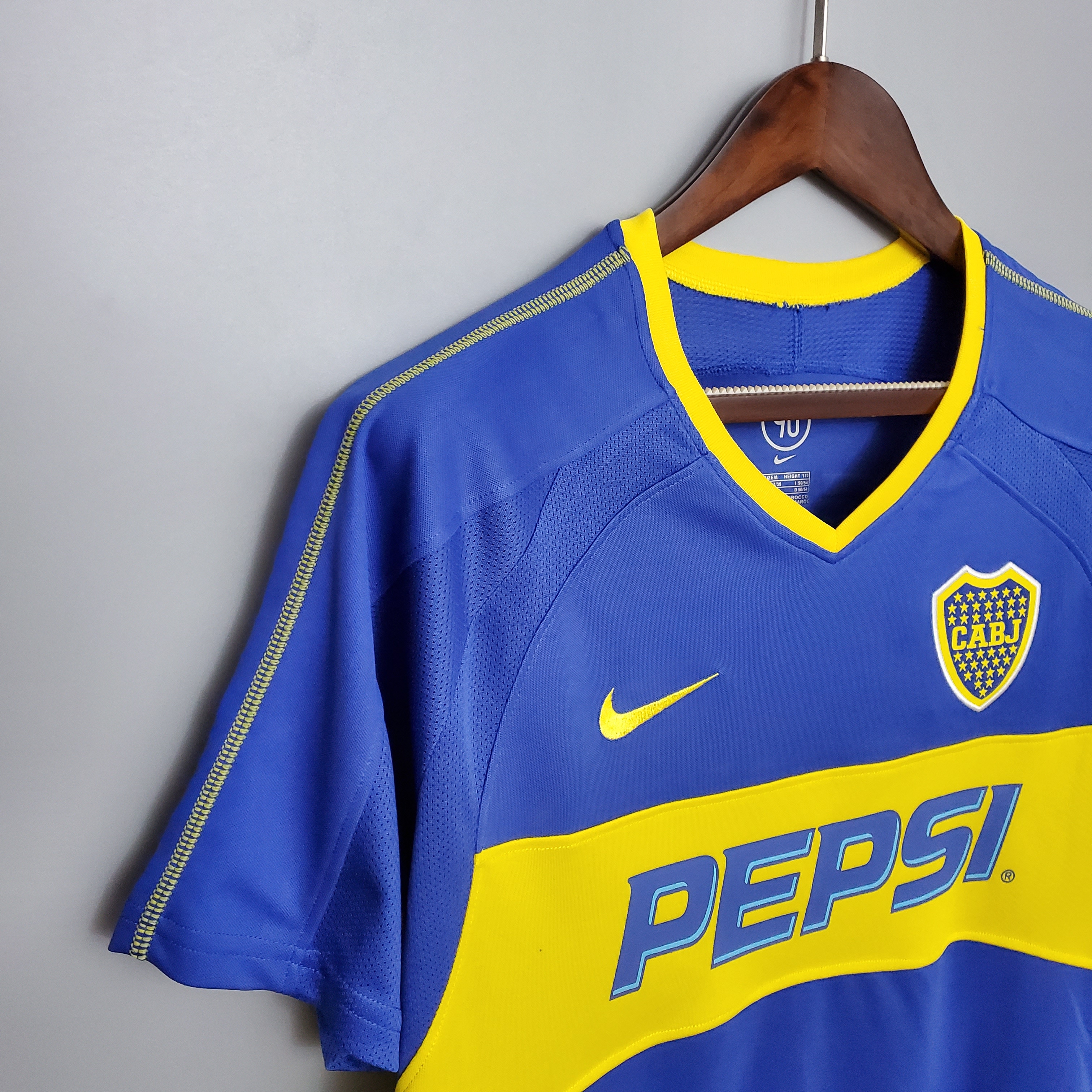 2003/04 Boca Home Retro Jersey - Fans Edition