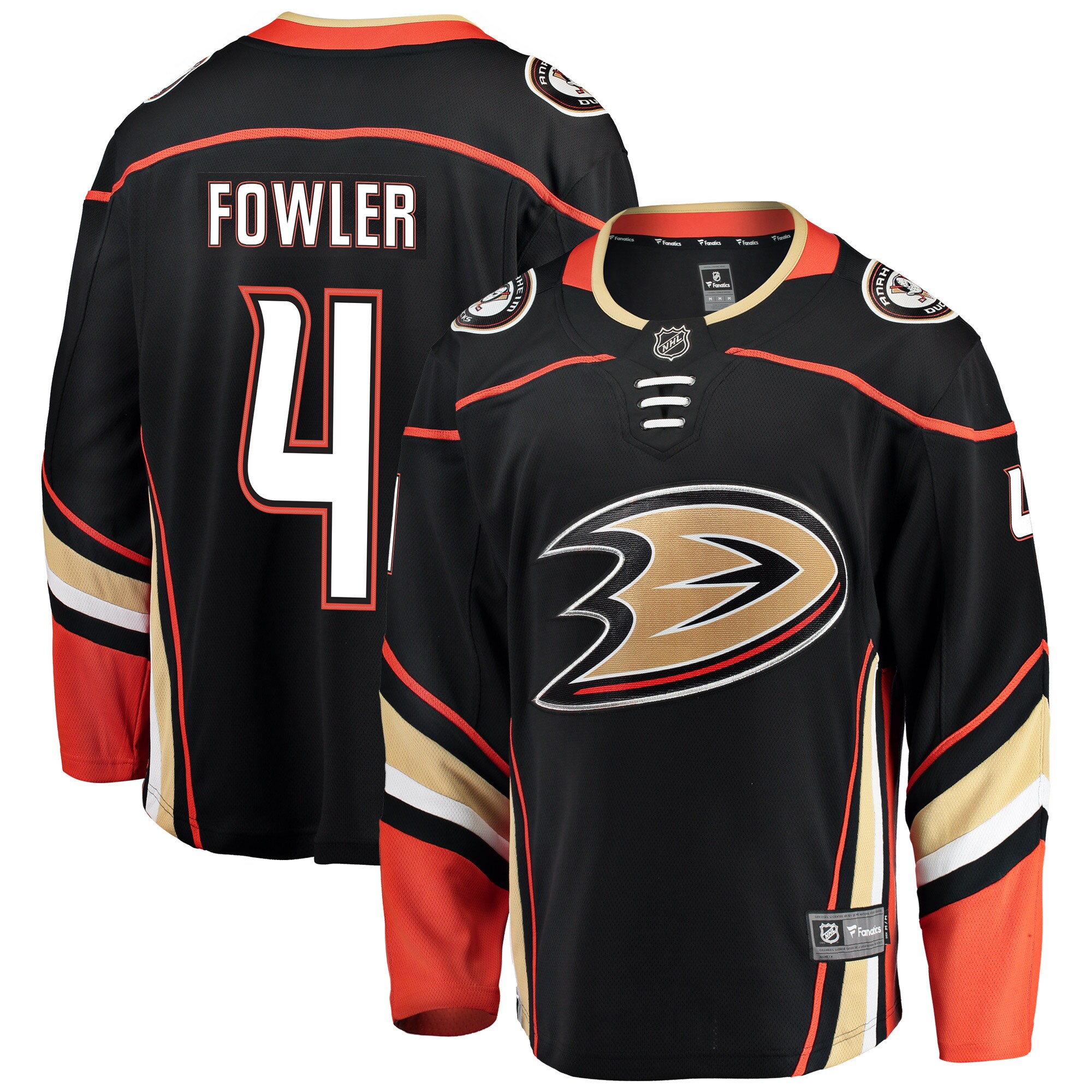 Cam Fowler Anaheim Ducks Fanatics Breakaway  Jersey – Black