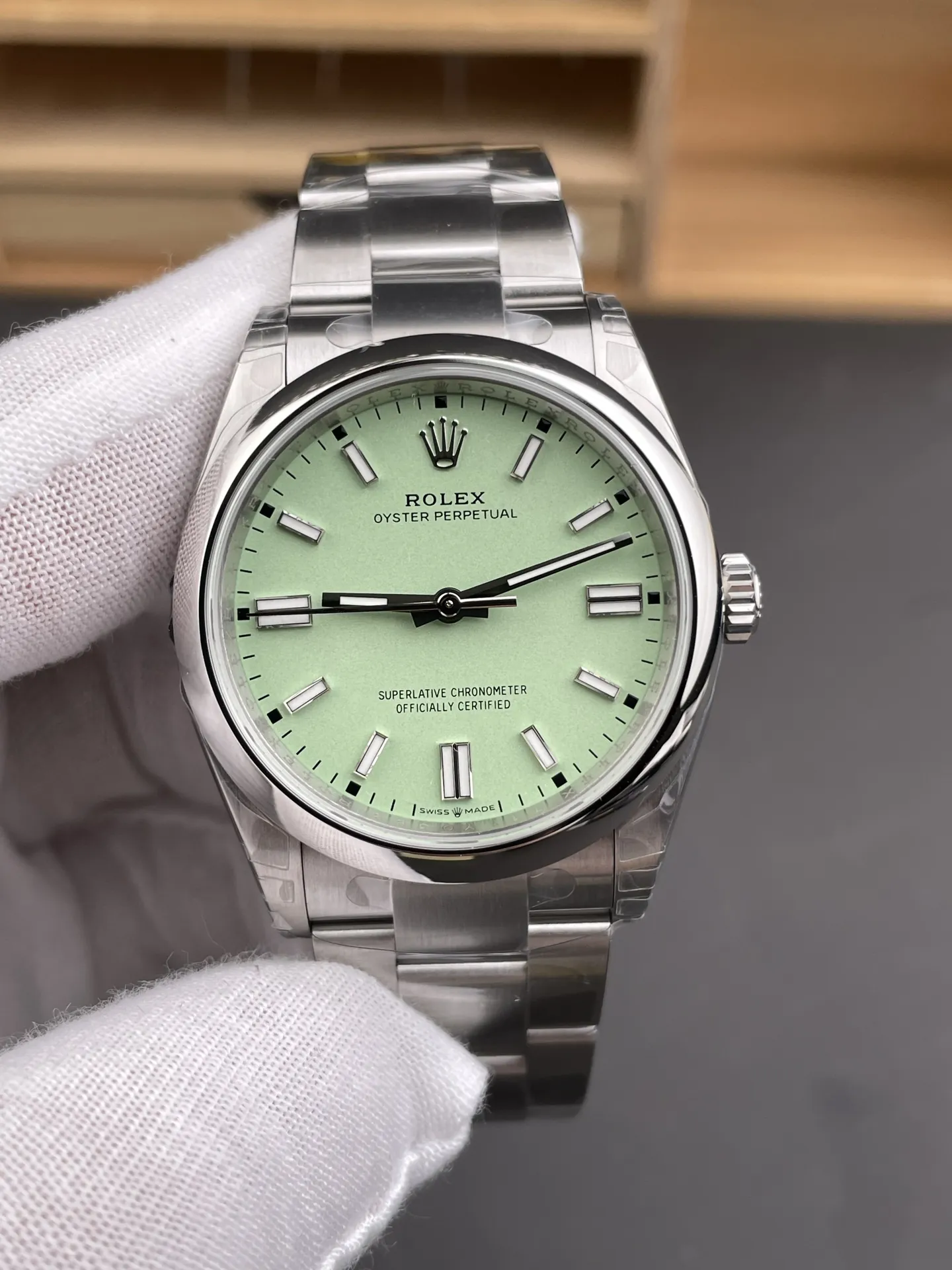 Rolex Oyster Perpetual Pistachio 36mm